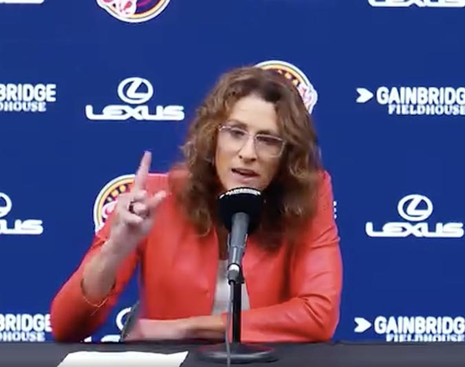 WNBA Indiana Fever Head Coach Stephanie White